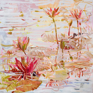 Picture "Pink Water Lilies" (2023)
