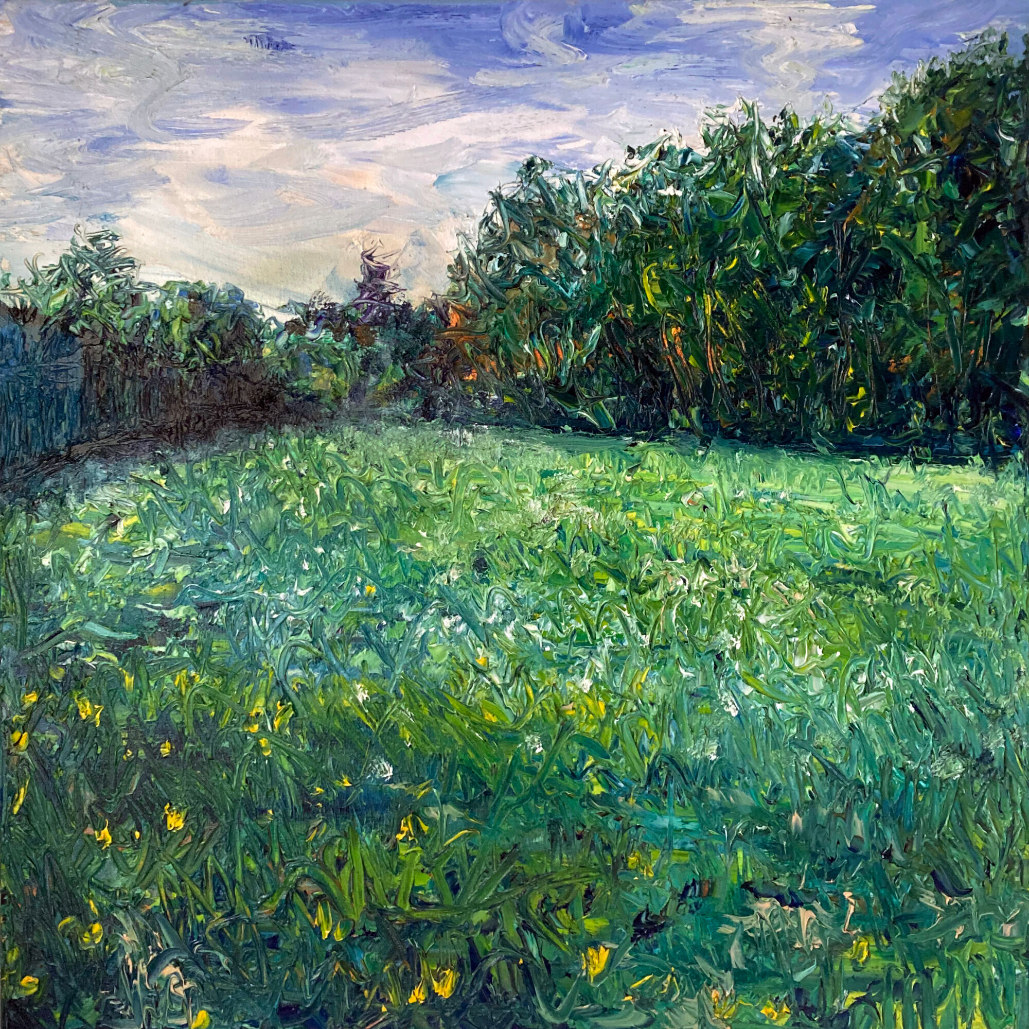 Picture "Field edge with dandelion" (2020)