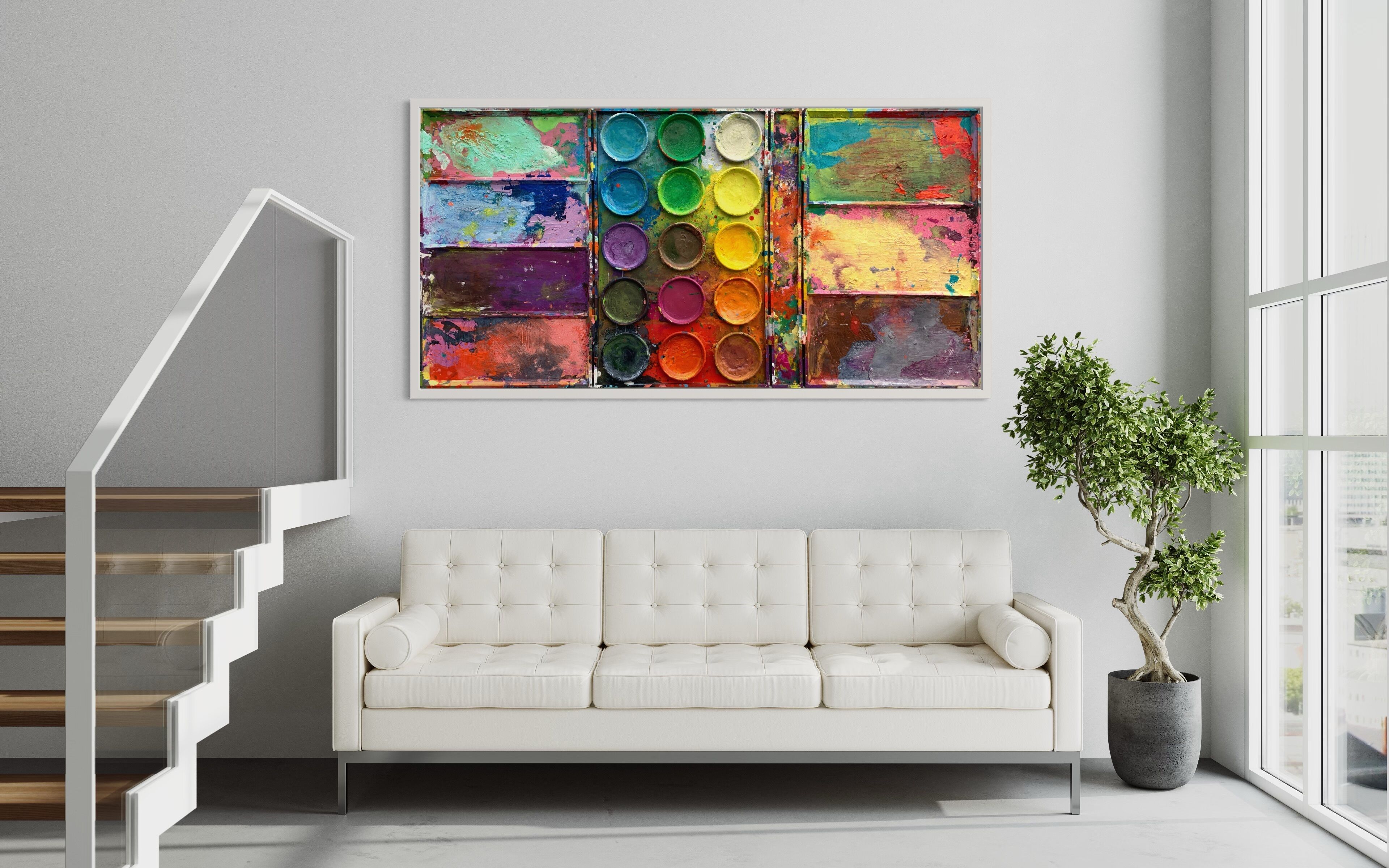 Picture "The journey - colorful, modern art" (2024)