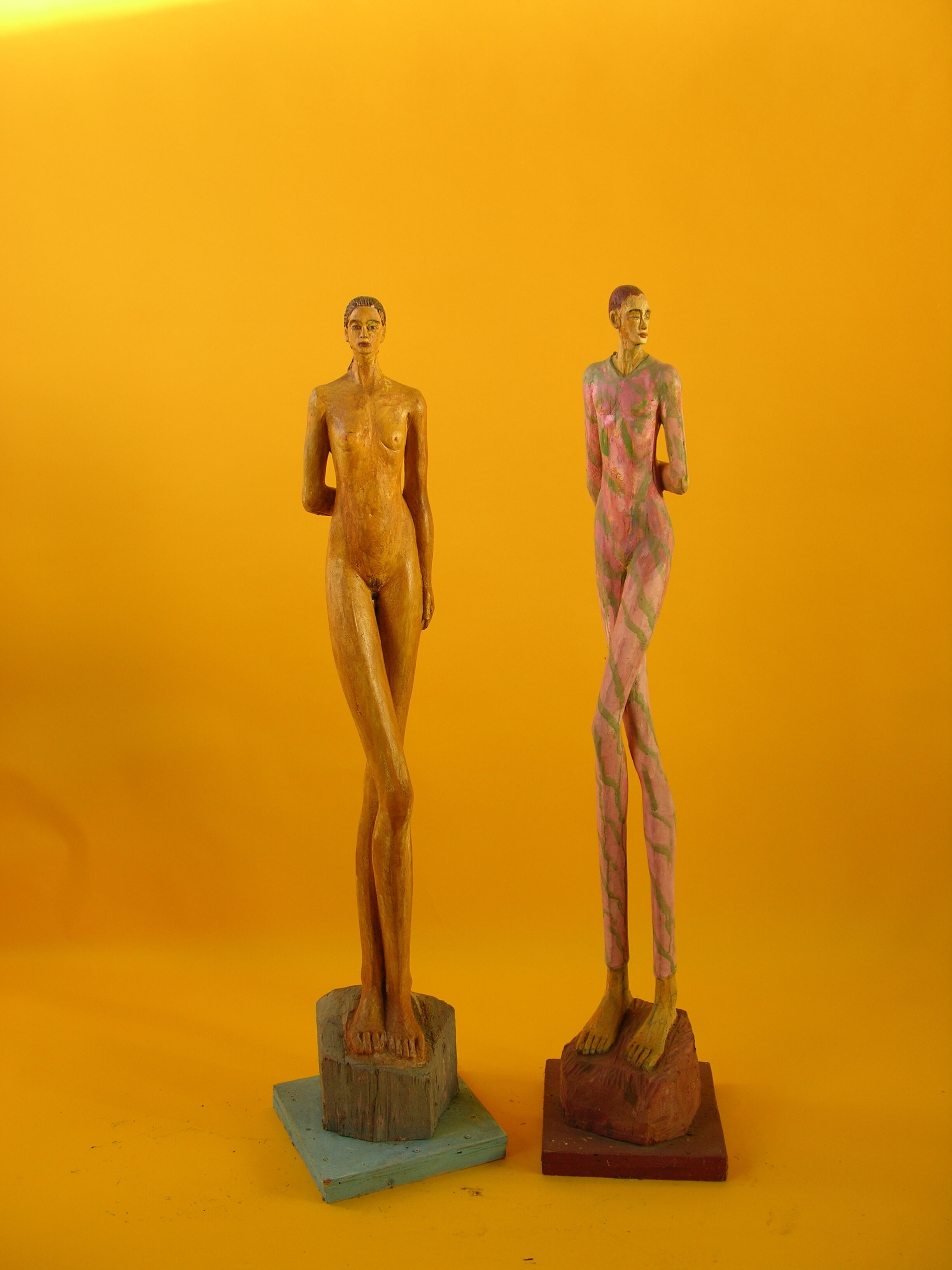 Skulptur "Langbein Paar" (2015)