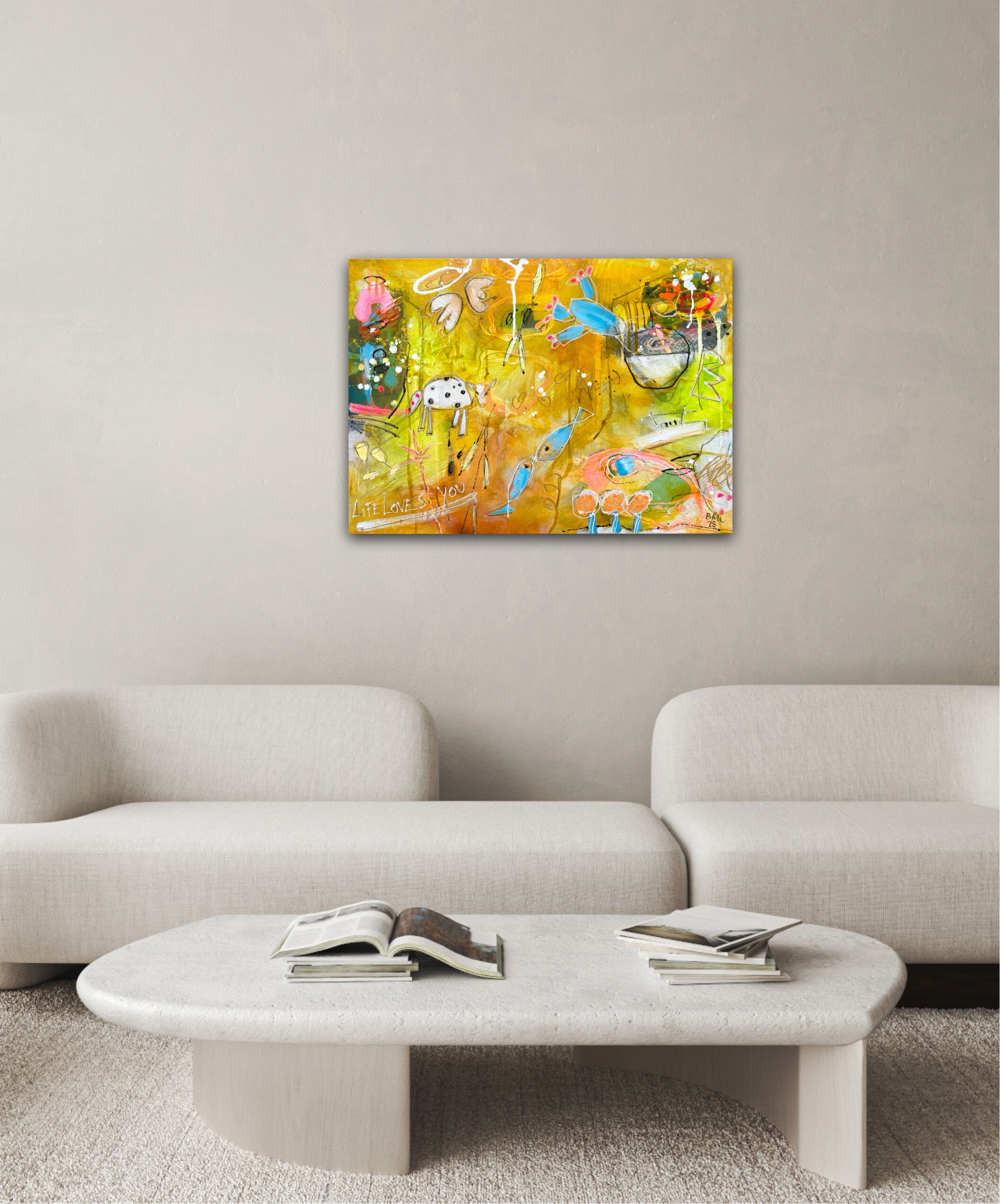 Picture "Life Loves you No.19" (2025)