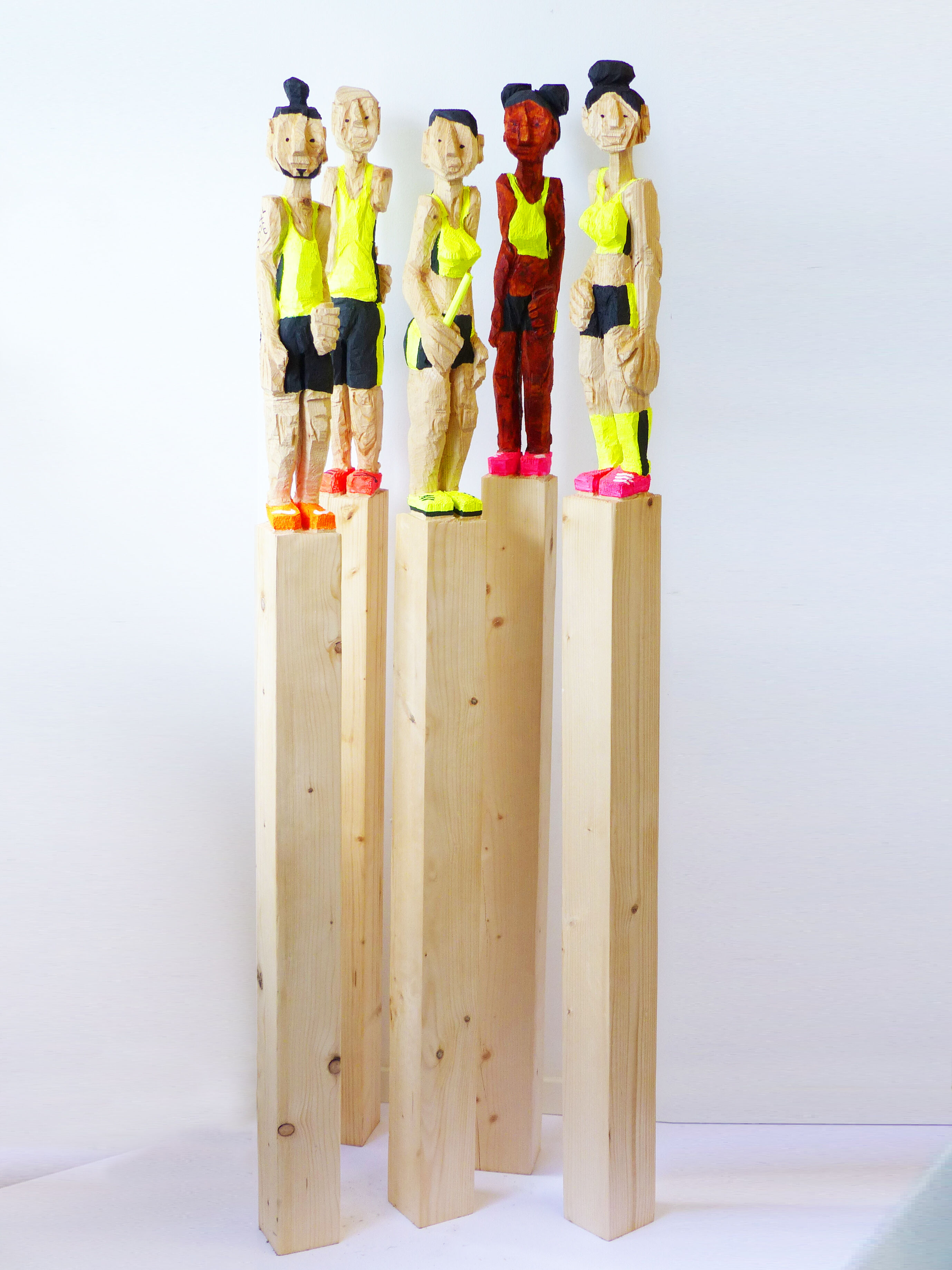 Skulptur "Staffel Team" (2022)