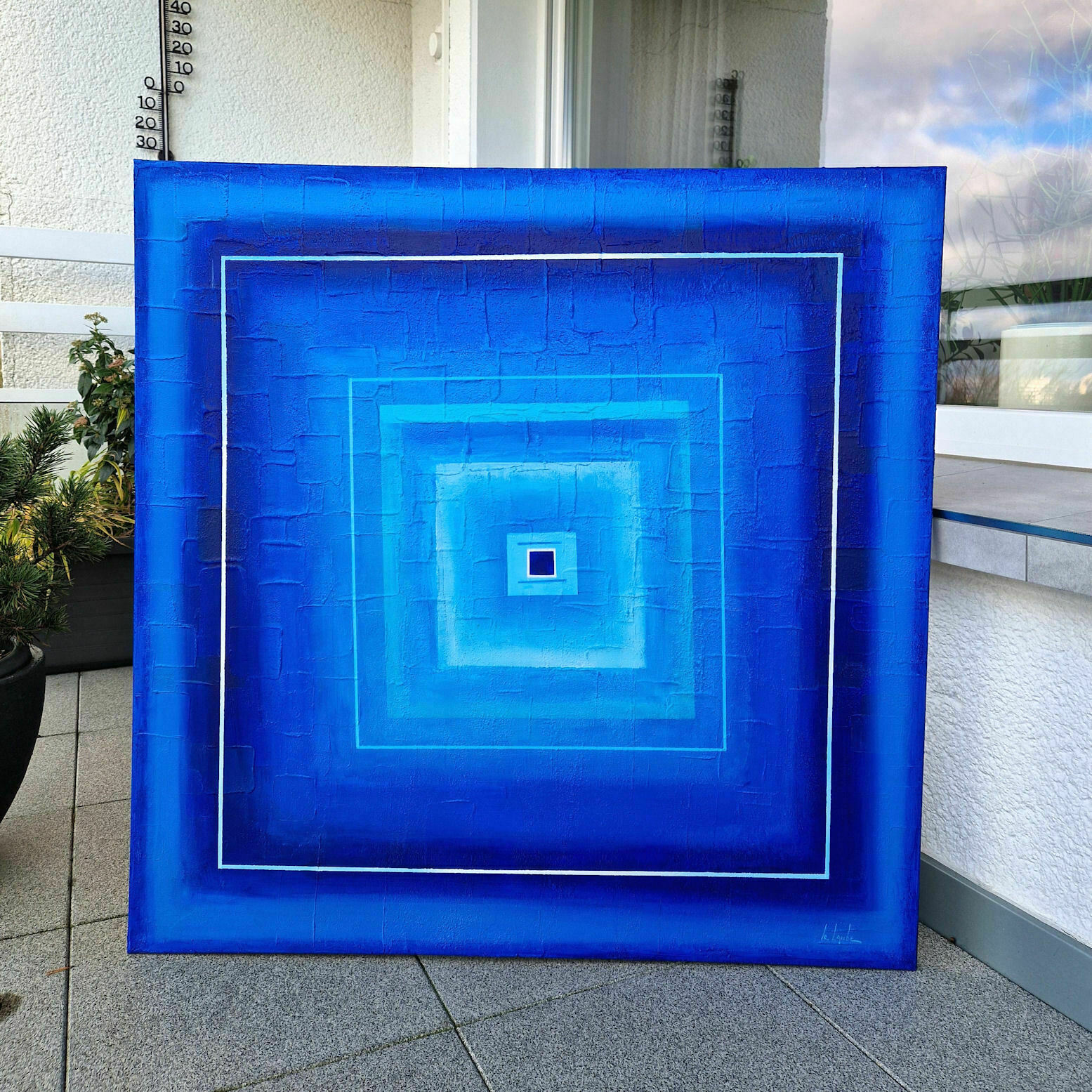 Picture "Into Blue" (2023)