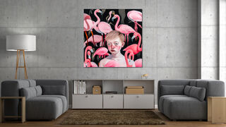Bild "Flamingo Boy" (2023)