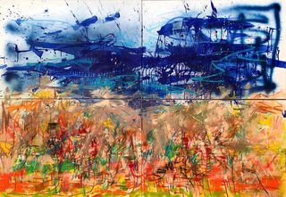 Picture "On the beach in Butjadingen" (2021)