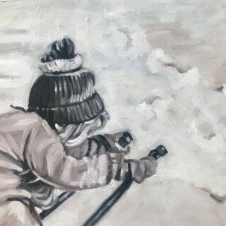 Picture "Little skier" (2020)