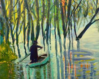 Bild "Follow me on my way to the miracle of painting" (2022)