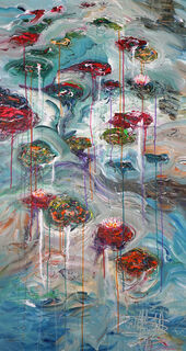 Bild "Mystery Water Lilies L 1" (2023)