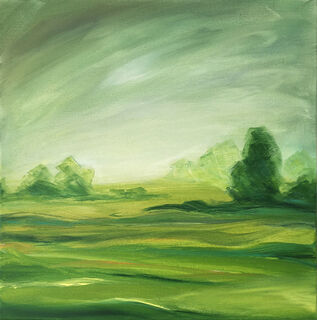 Picture "Fields in green" (2024)