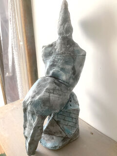 Sculpture "Enveloped by the city III" (2024)