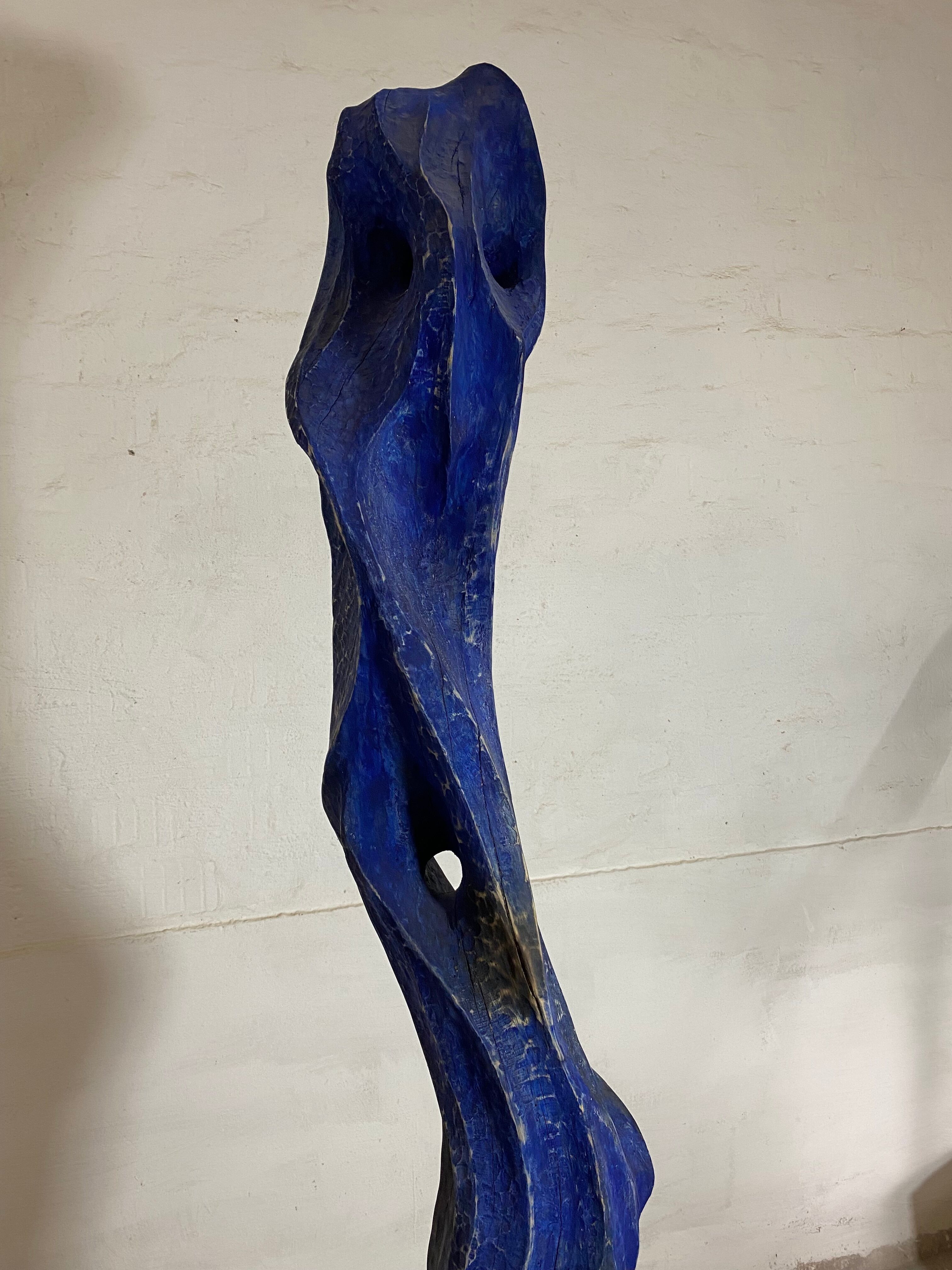 Sculpture "Blue river" (2023)