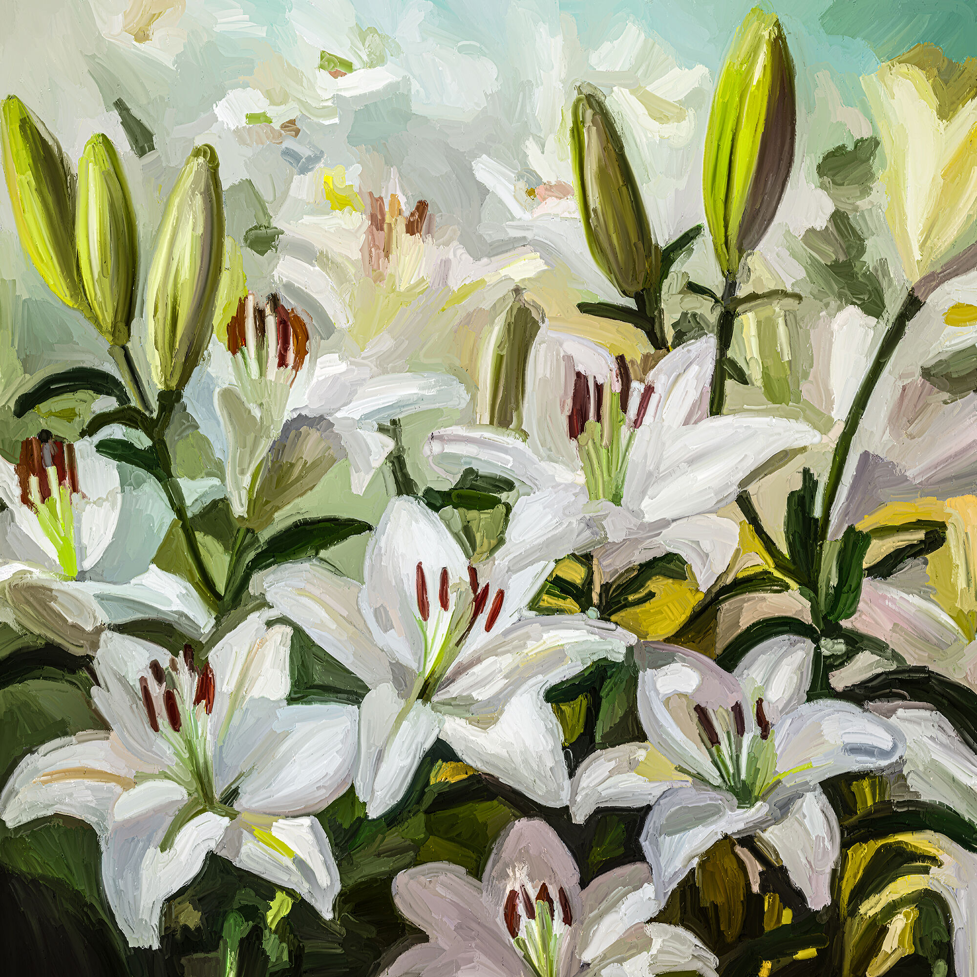 Picture "White lilies" (2024)
