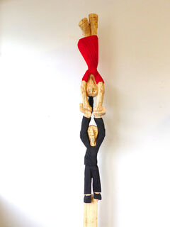 Skulptur "Ein Paar ein Handstand" (2023)
