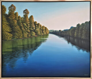 Bild "Sommerlicher Fluss II" (2023)