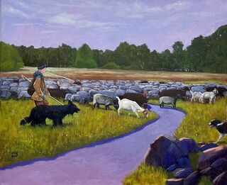 Picture "Ge(mäh)chlich in the Schneverdinger Heide" (2025)