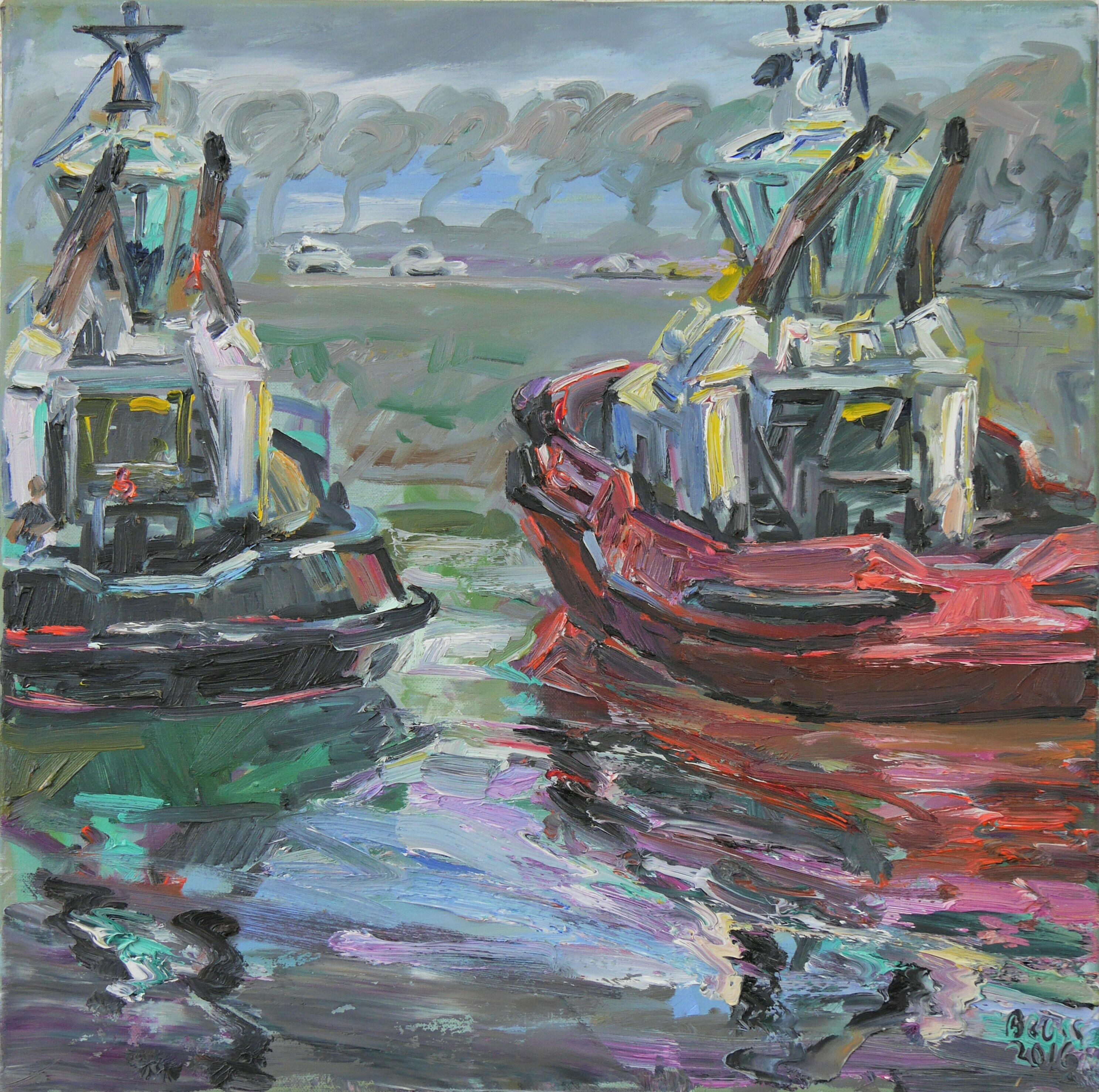 Picture "Tugboats" (2016)