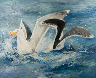 Picture "Great black-backed gulls" (2010)