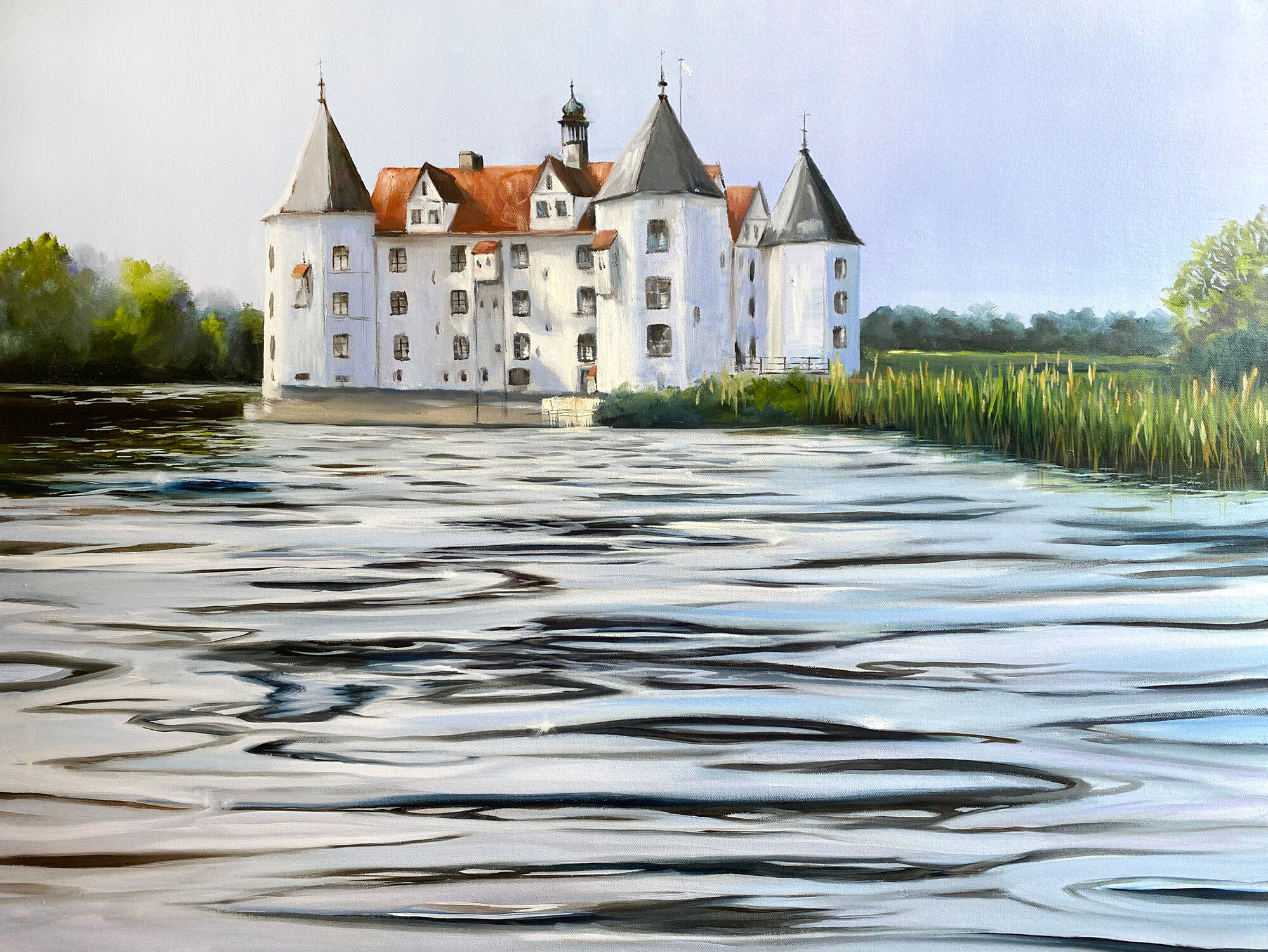 Bild "Schloss Glücksburg - Ostsee | Werk-Nr. 200903" (2020)