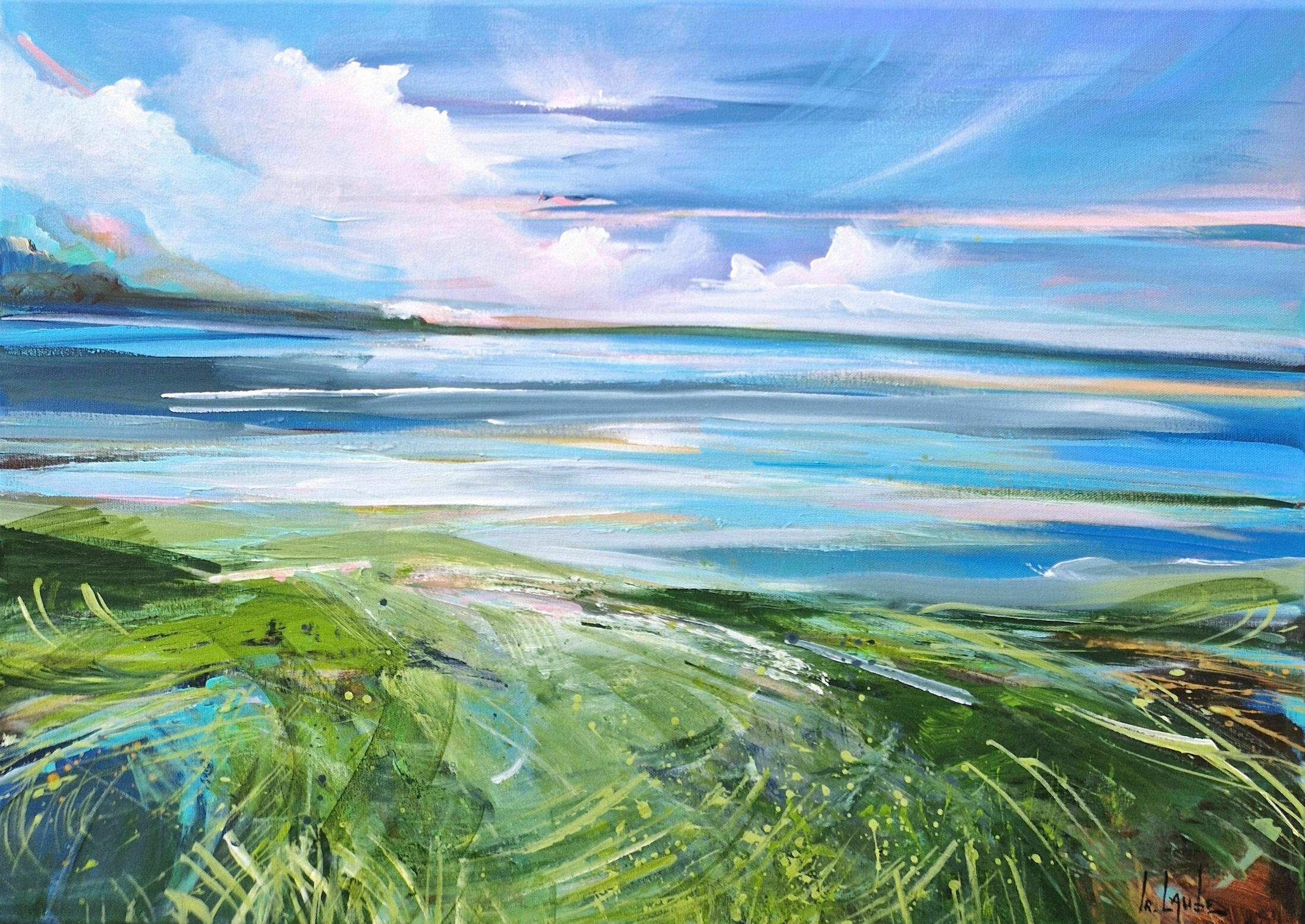 Bild "Grassy bank" (2024)