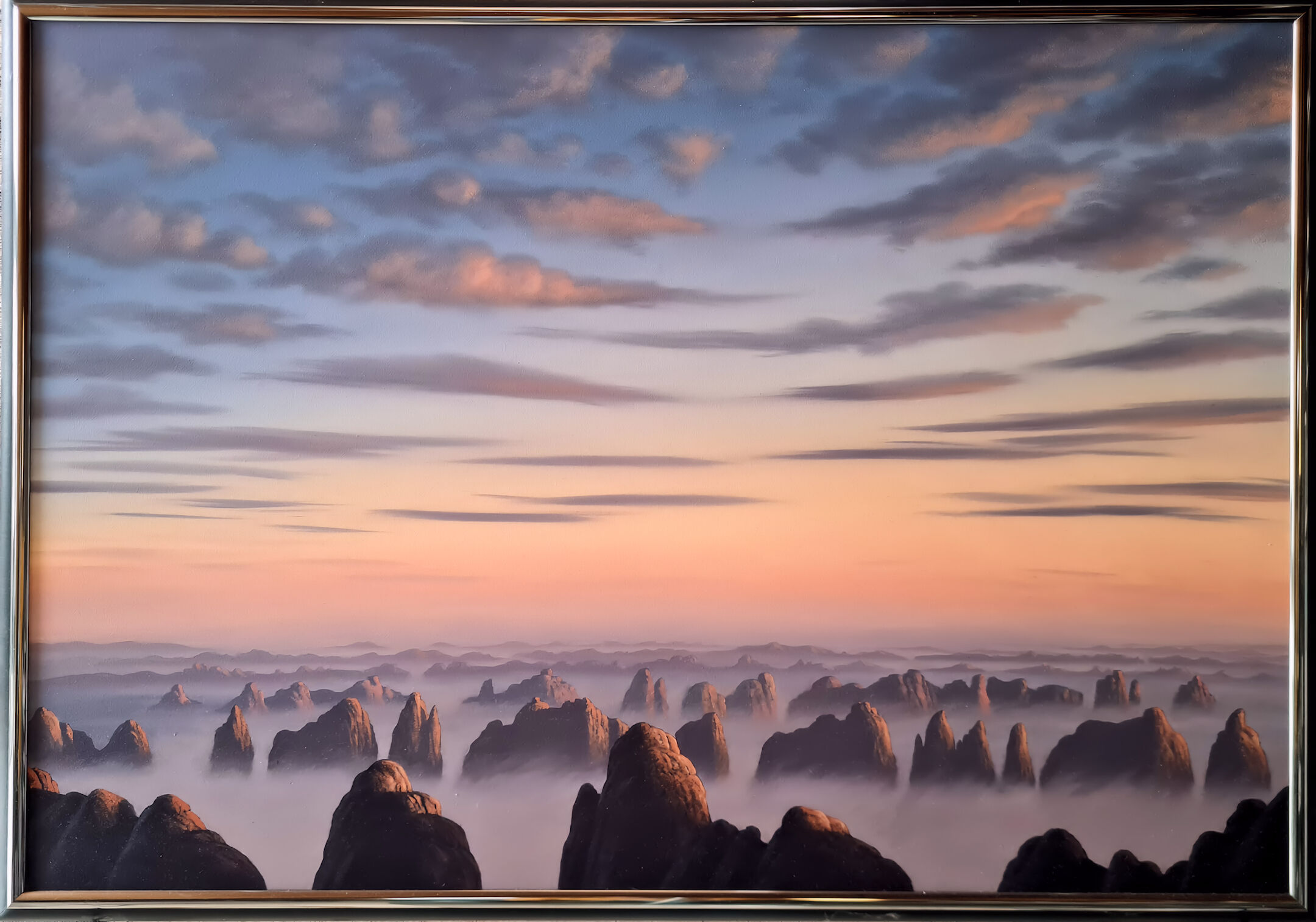 Picture "Rocks in the sea of fog" (2004)