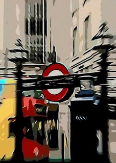 Picture "Subway place" (2025)