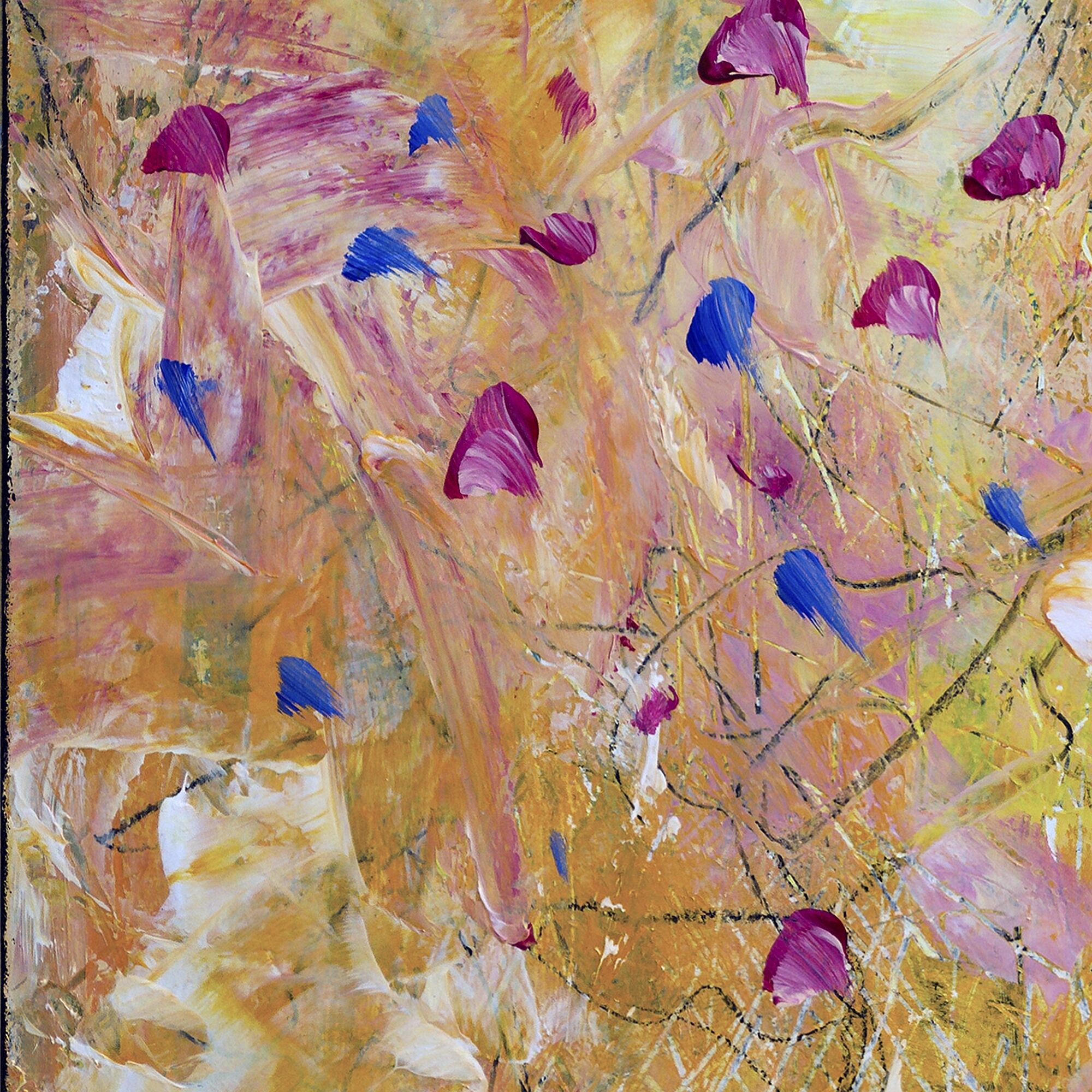 Bild "Wayside, Nr. 1, abstraktes Gemälde" (2024)