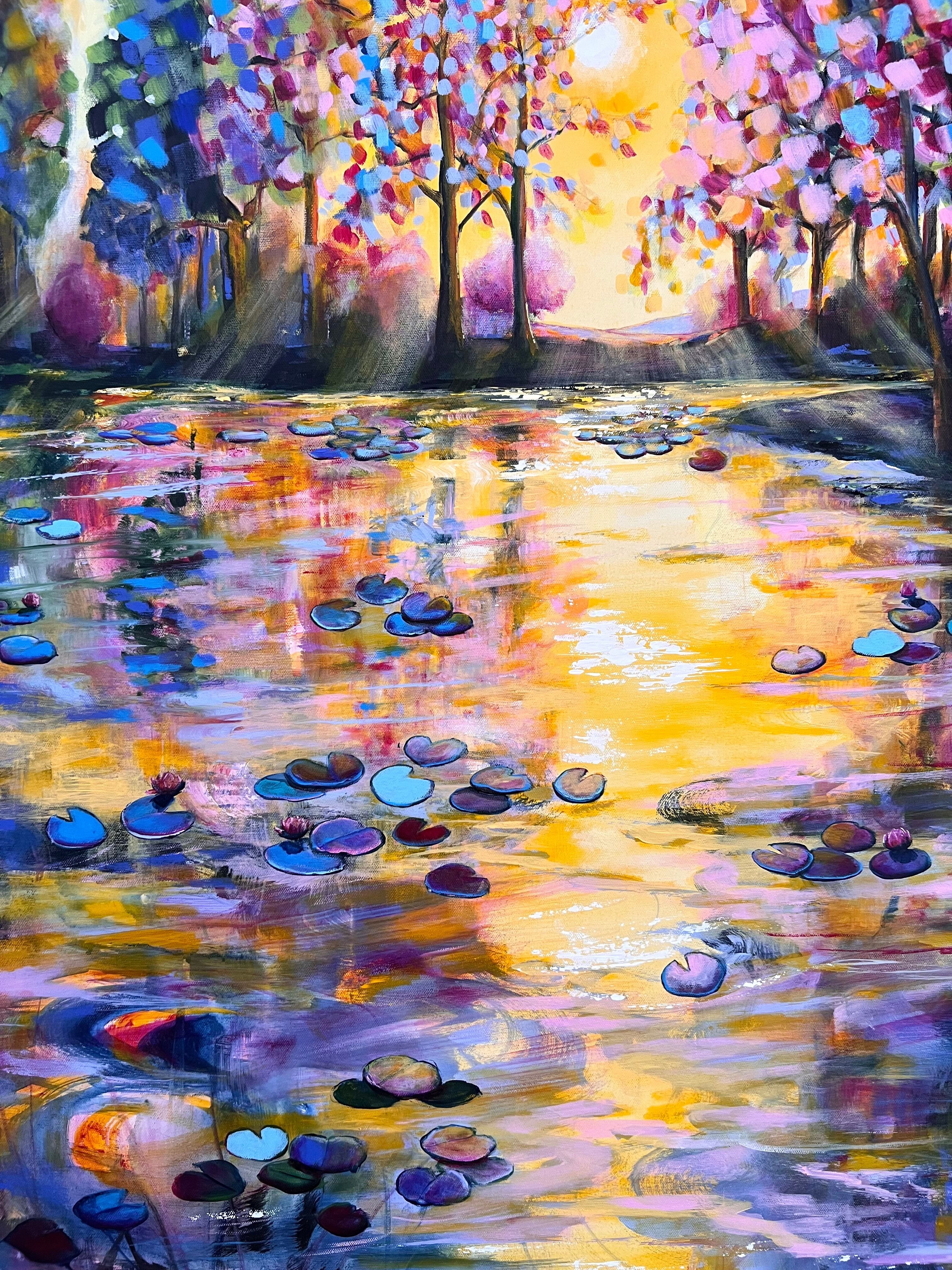 Bild "Sunshine On The Pond 10" (2023)