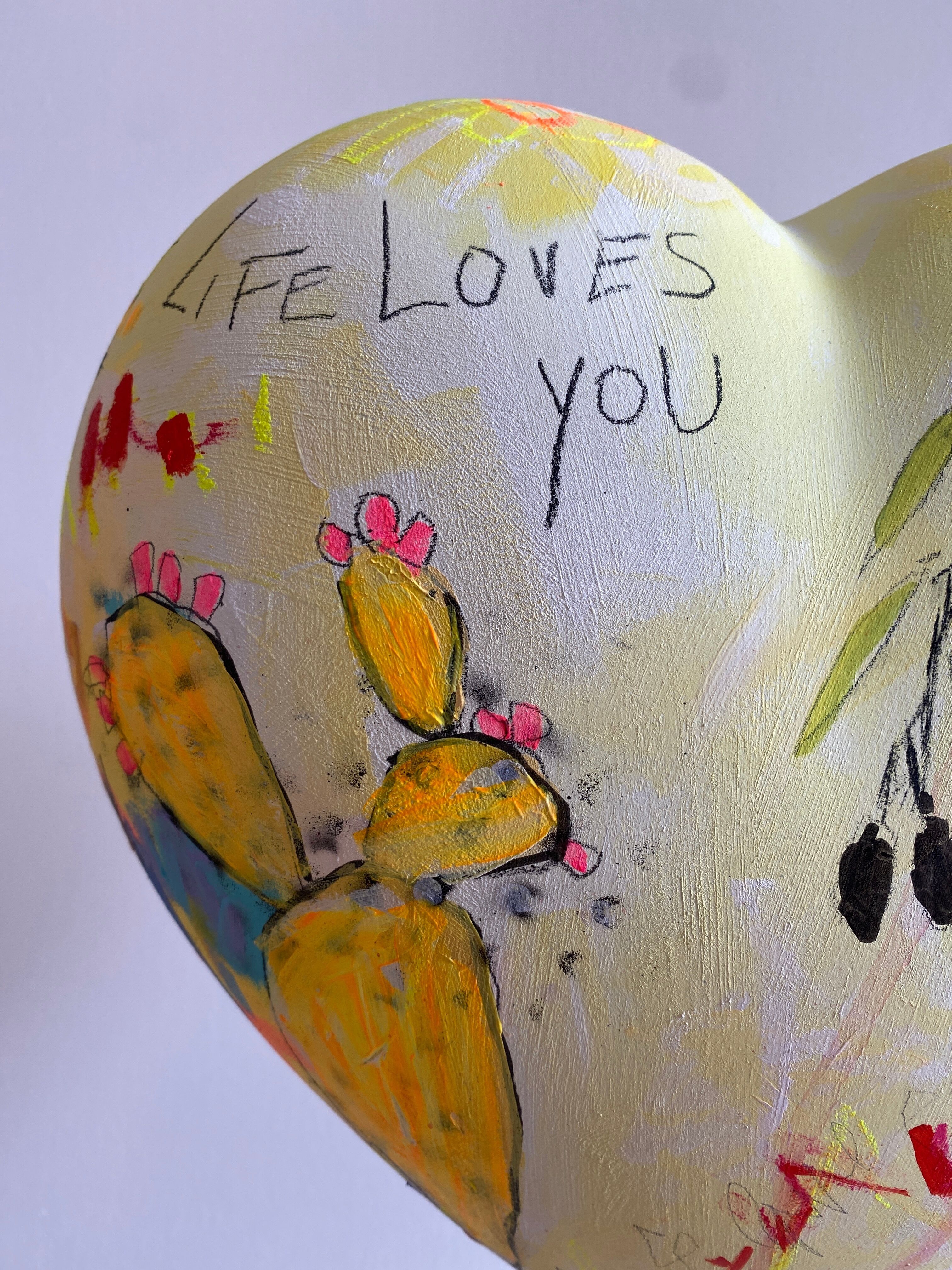 Sculpture "Life Loves You No.15" (2024)
