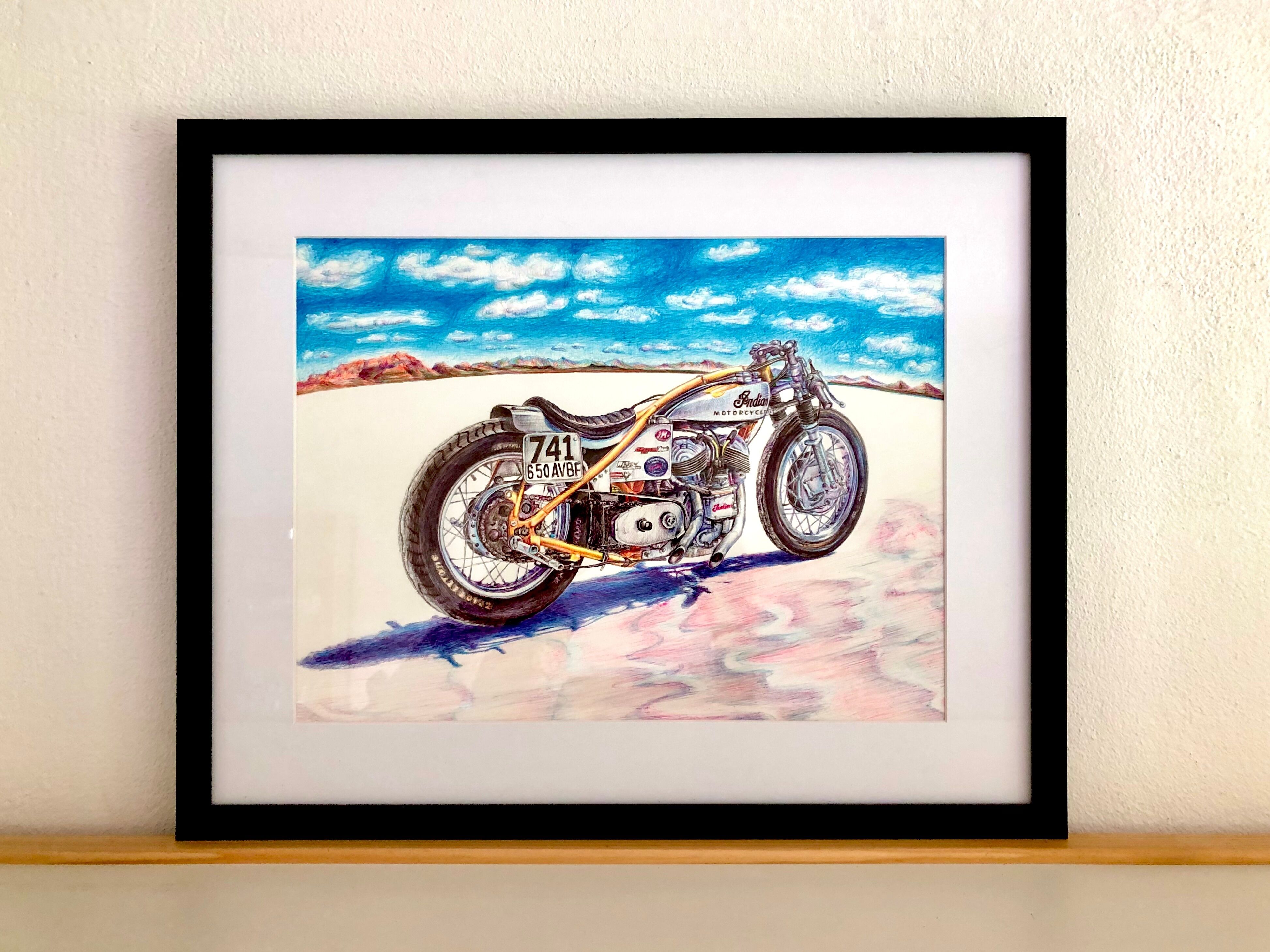 Picture "Motorcycle Indian 741 Desert Racer" (2021)