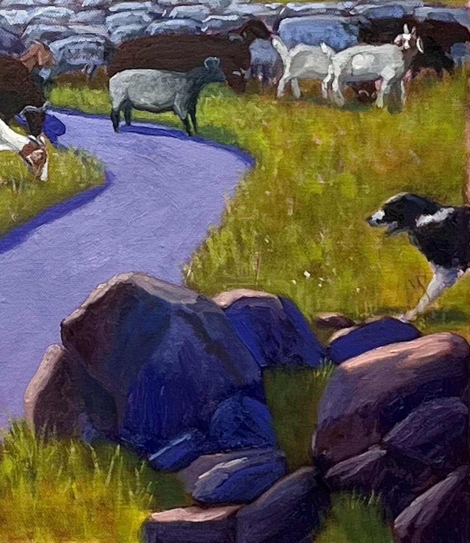Picture "Ge(mäh)chlich in the Schneverdinger Heide" (2025)