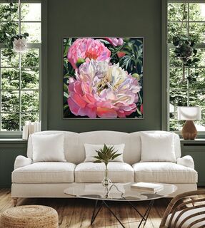 Picture "Peony blossom (no. 221003)" (2022)