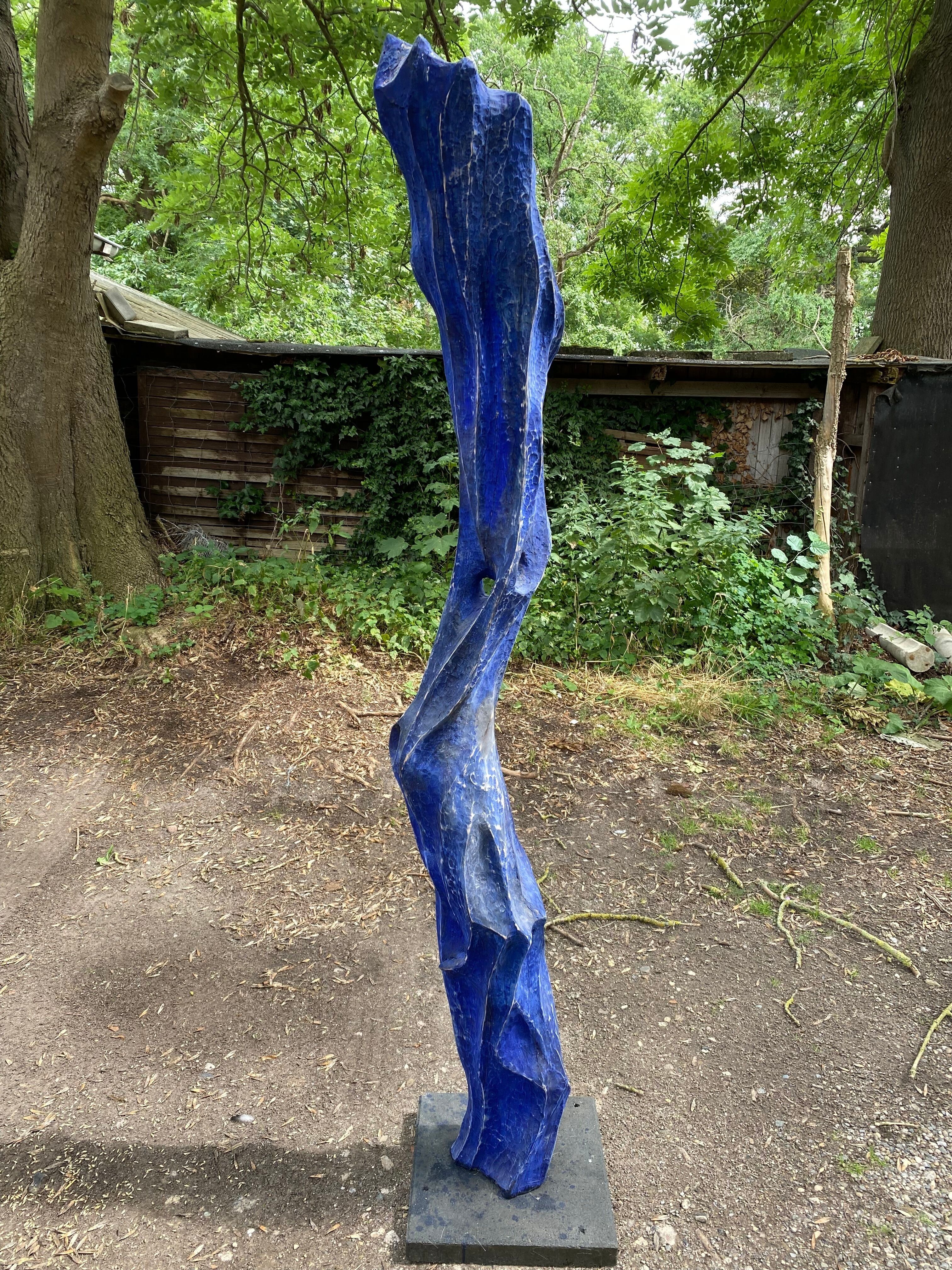 Sculpture "Blue river" (2023)