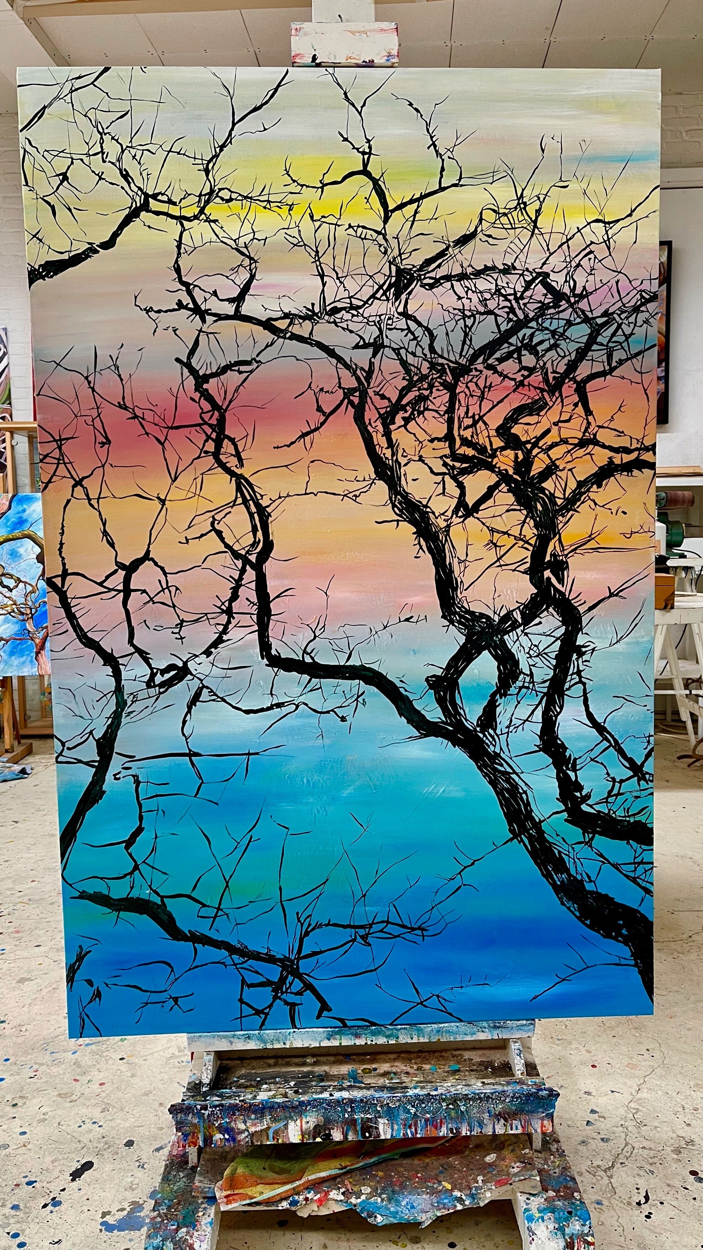 Bild "Wald Sihouette Sieben" (2023)