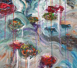 Bild "Mystery Water Lilies L 1" (2023)