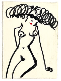 Picture "Nude with sunglasses" (2024)