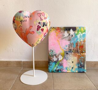 Sculpture "Life Loves You No.14" (2024)