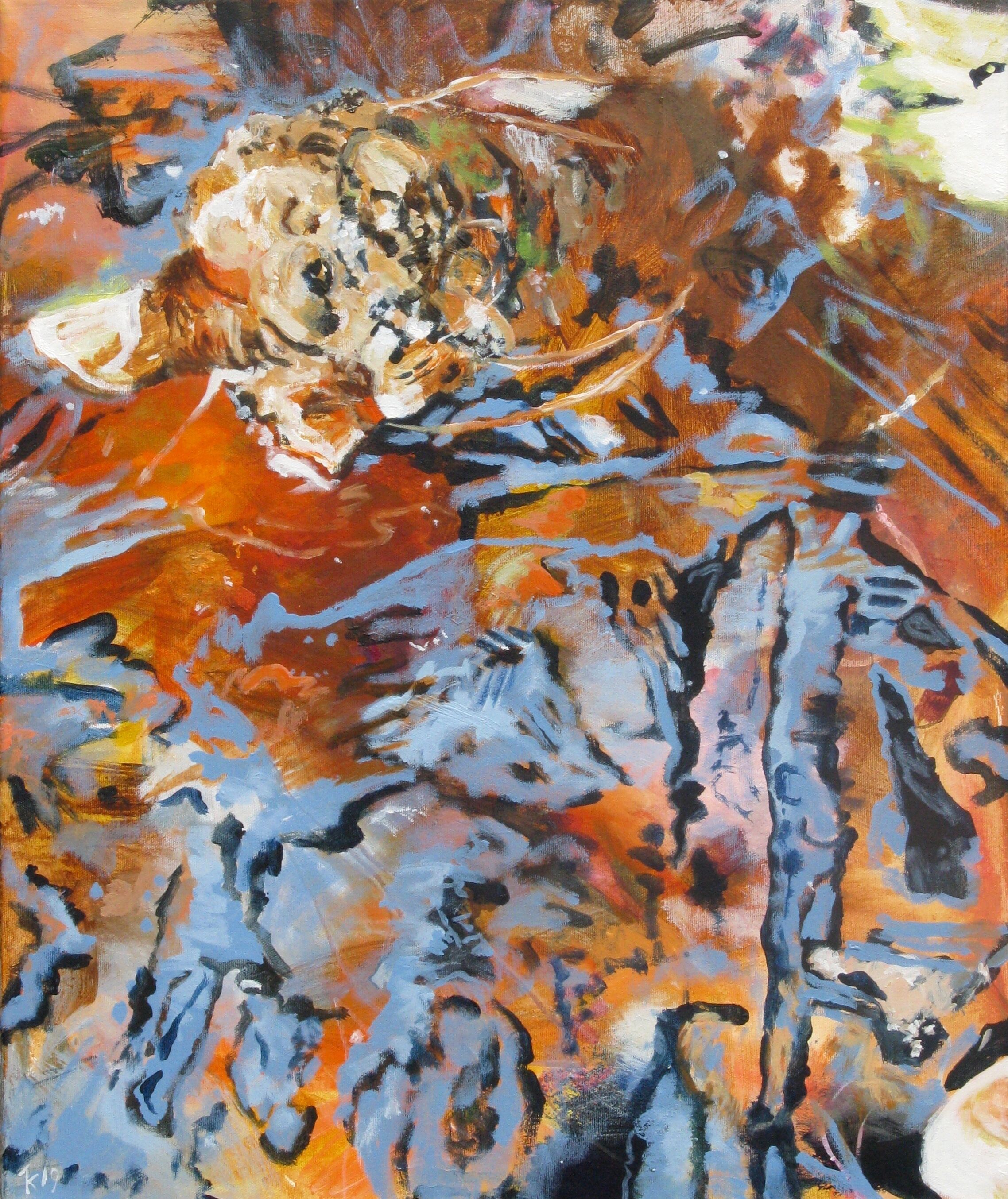 Picture "Ice pond" (2019)