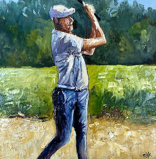 Picture "golfer (work no. 191203)" (2019)