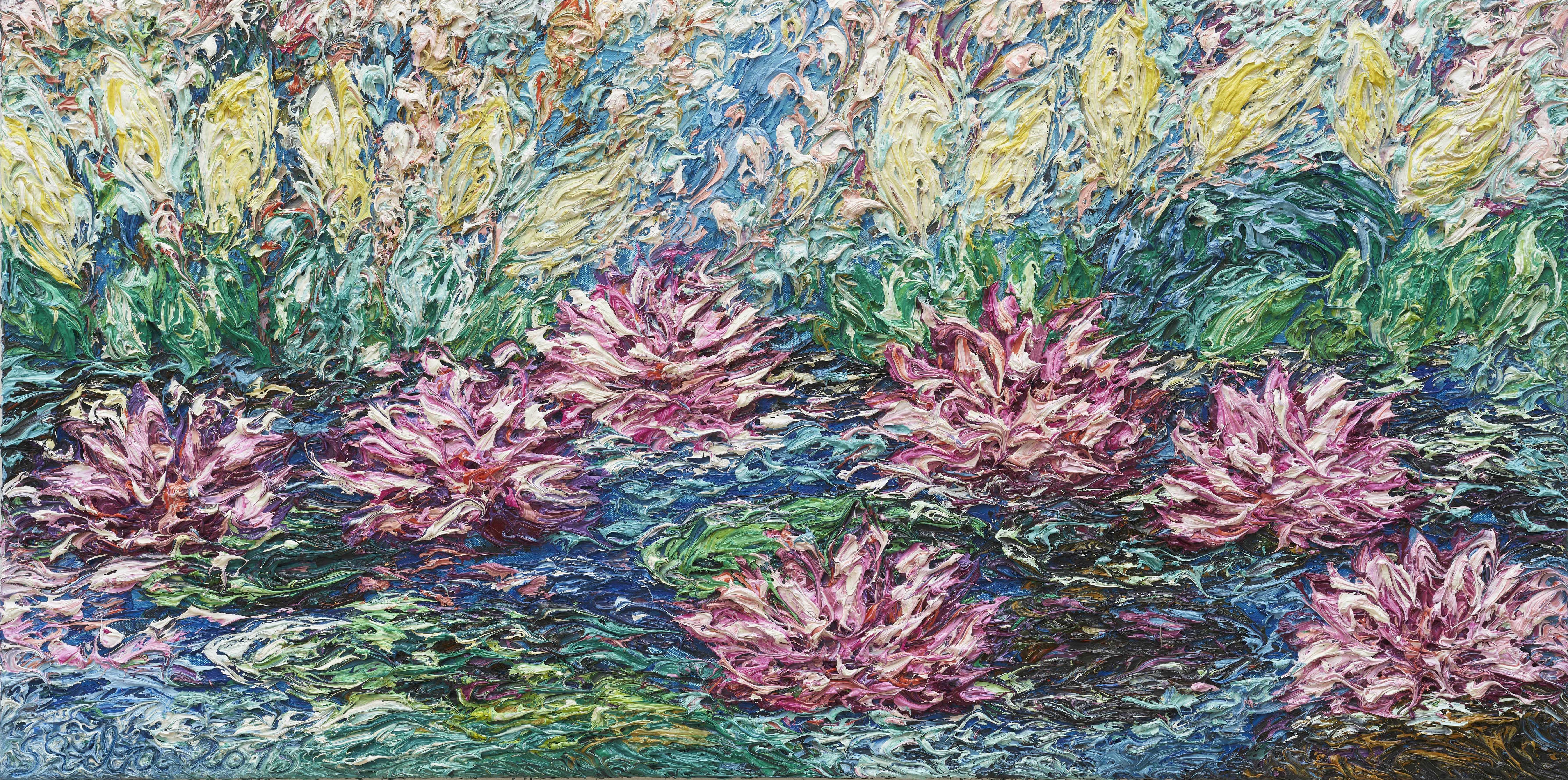Bild "Seerosen - Waterlilies" (2015)