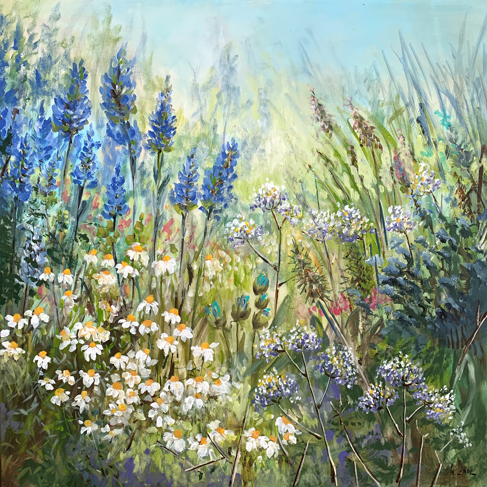 Bild "Flowers meadow" (2021)