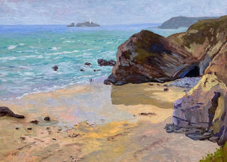 Picture "Godrevy Lighthouse, Gwithian, Cornwall" (2023)