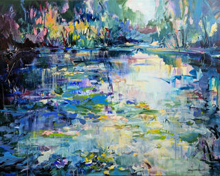 Bild "Cheelful pond" (2025)