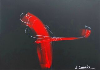 Bild "Golfer Abstrakt" (2024)