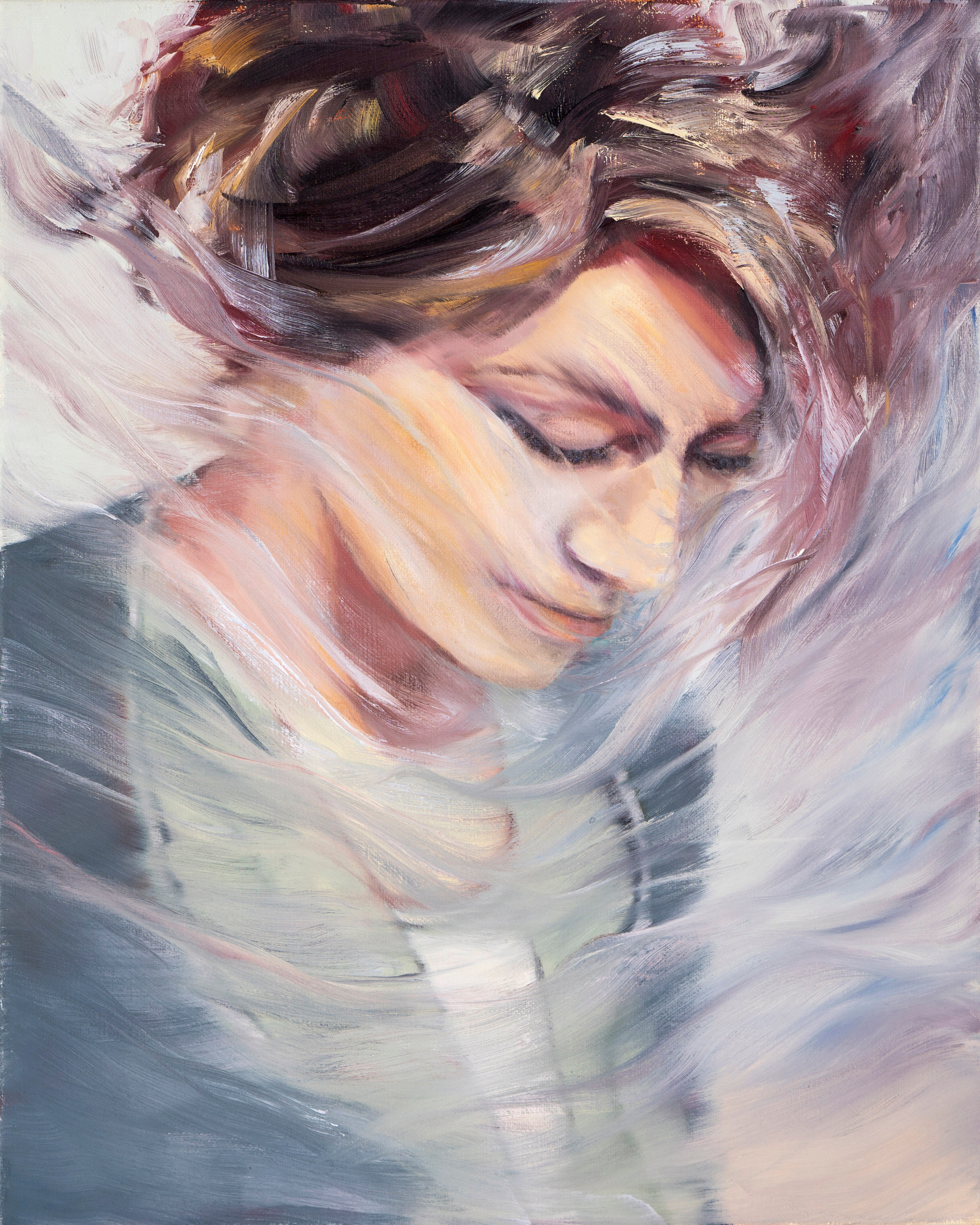 Picture "woman looking down" (2015)