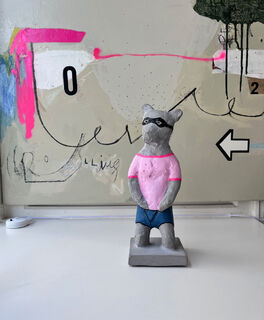 Sculpture "Carla, the superheroine" (2023)
