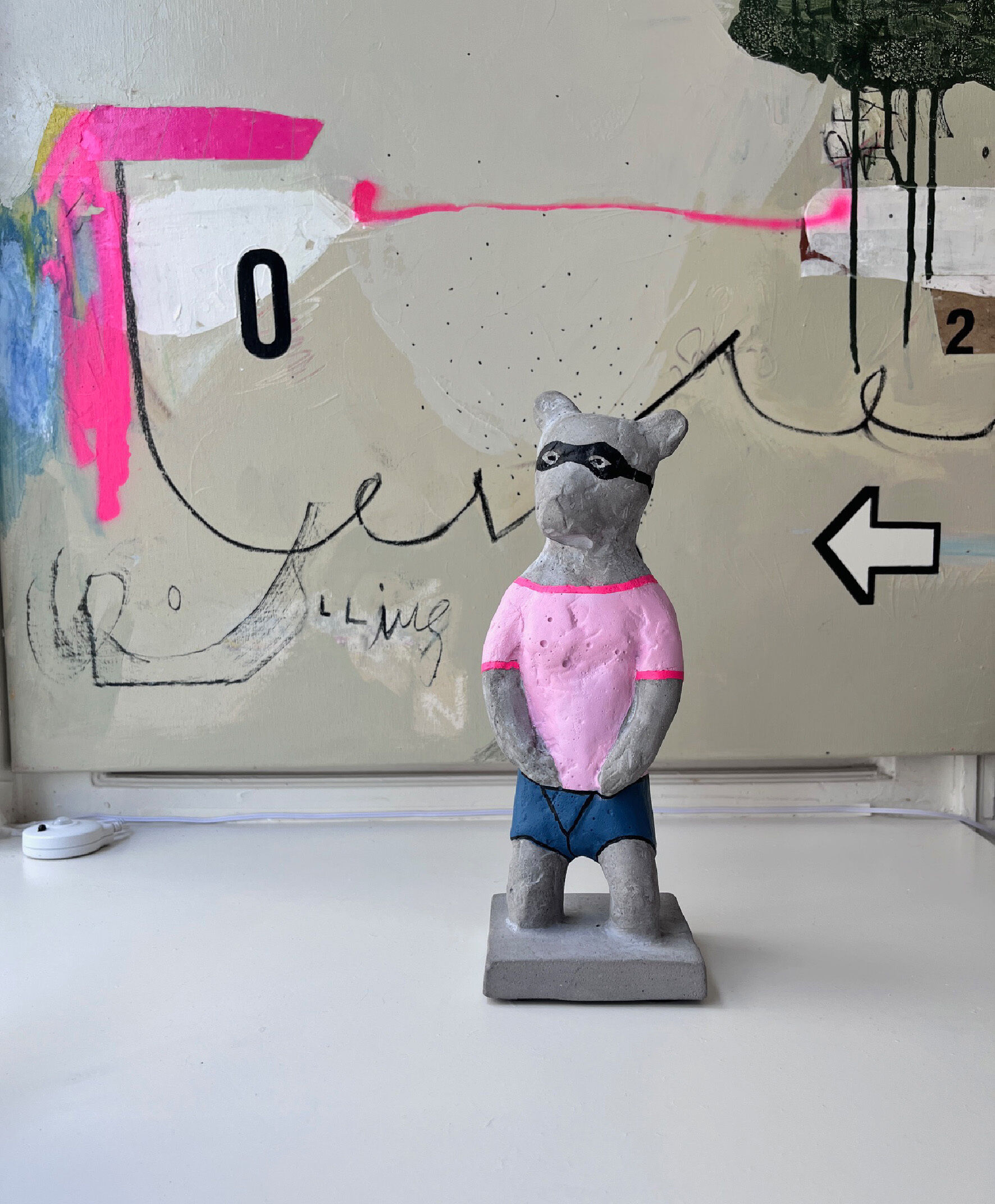 Sculpture "Carla, the superheroine" (2023)