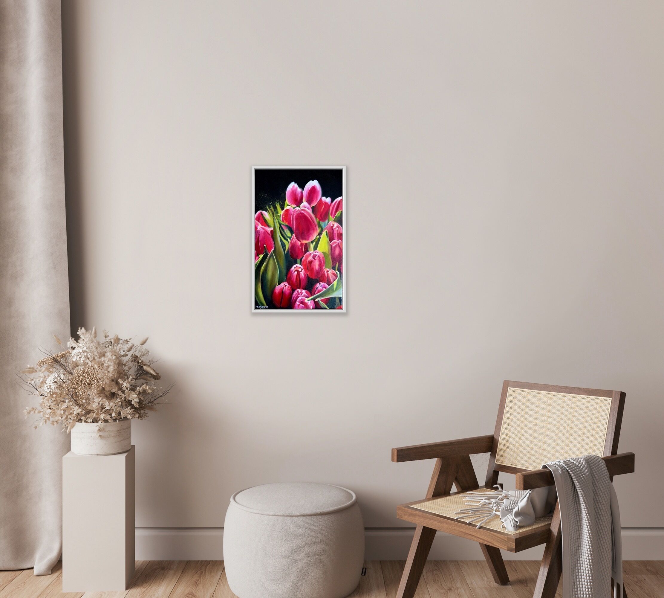 Bild "Tulpen | Red Tulips  (Werk-Nr. 230301)" (2023)