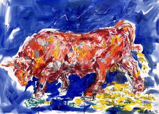 Picture "Stock market bull" (2022)