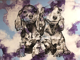Picture "Two dachshunds" (2000)