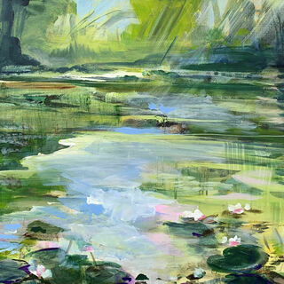 Picture "Summer pond" (2021)